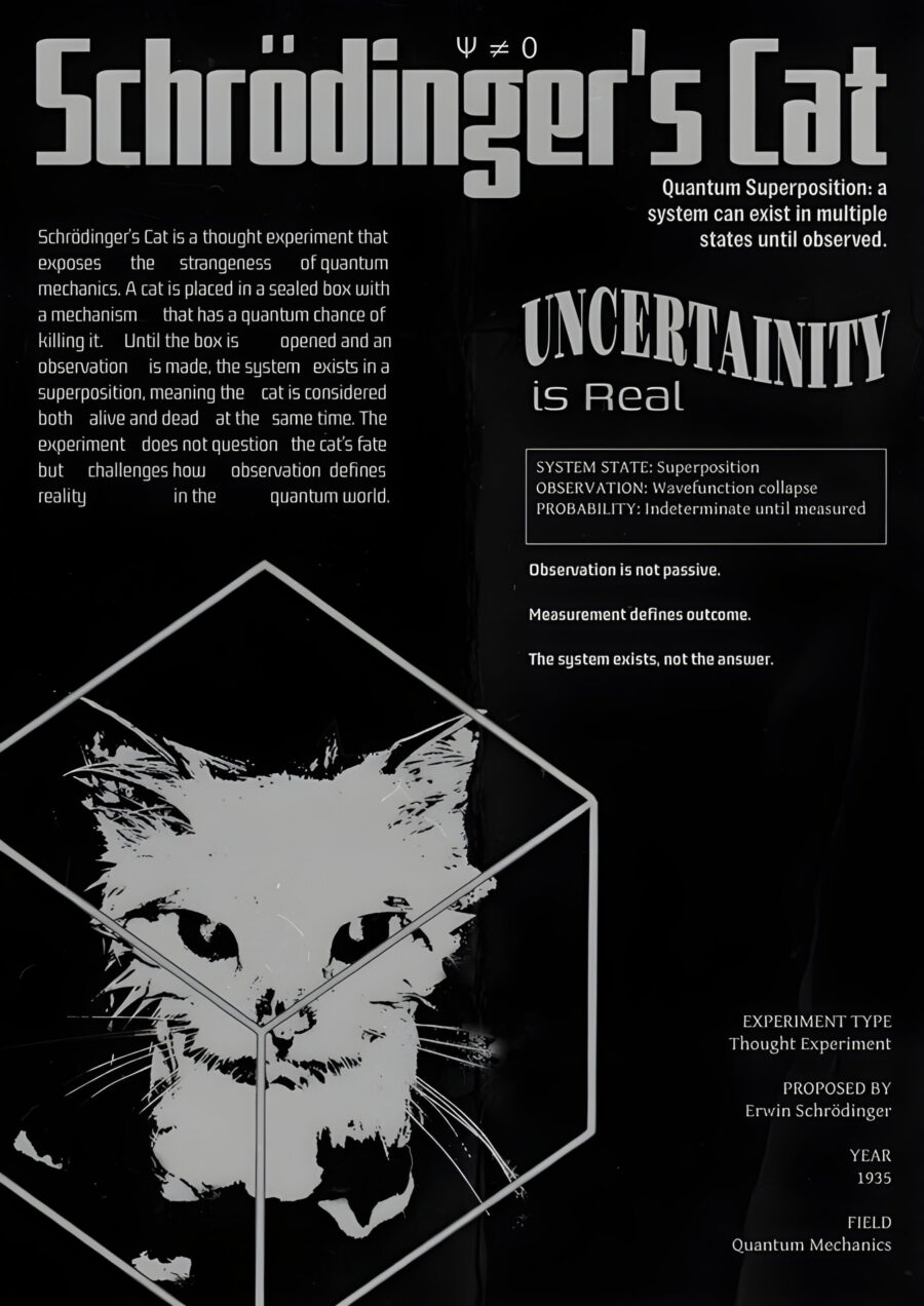 Schrödinger's Cat - Oversized T-Shirt