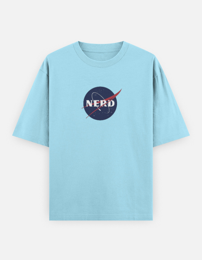 img_05fa33d149c9f0.jpg Nerd - Oversized T-Shirt