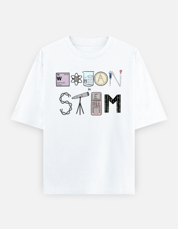 img_0b08374dfad475.jpg Women in STEM - Oversized T-Shirt
