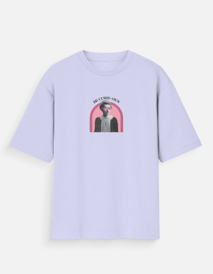 img_581e882af3dba3.jpg Marie Curie - Oversized T-Shirt