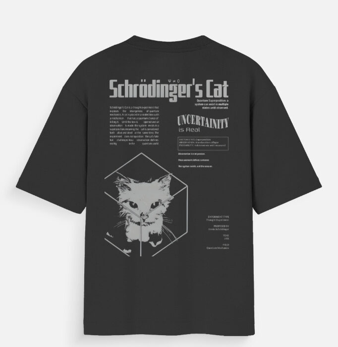 Schrödinger's Cat - Oversized T-Shirt