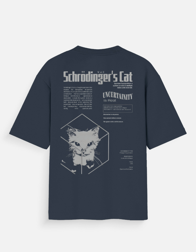 Schrödinger's Cat - Oversized T-Shirt