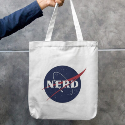 Nerd - Zipper Tote Bag