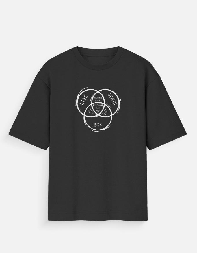 Schrödinger's Cat - Oversized T-Shirt