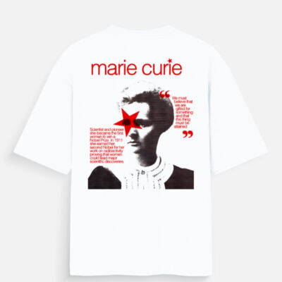 img_f4abd4d7d494dd.jpg Marie Curie - Oversized T-Shirt
