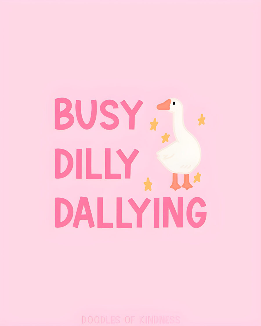 0f7c91c1-79fa-4538-92f6-ed360fe1392e Dilly Dally - Oversized T-Shirt