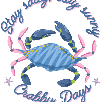 15565875b86 Crabby Days - Oversized T-Shirt
