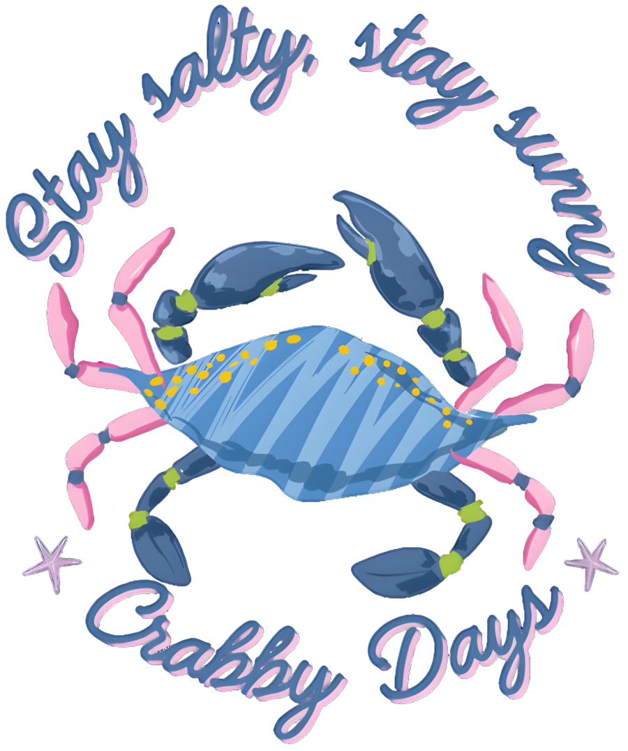 15565875b86 Crabby Days - Oversized T-Shirt