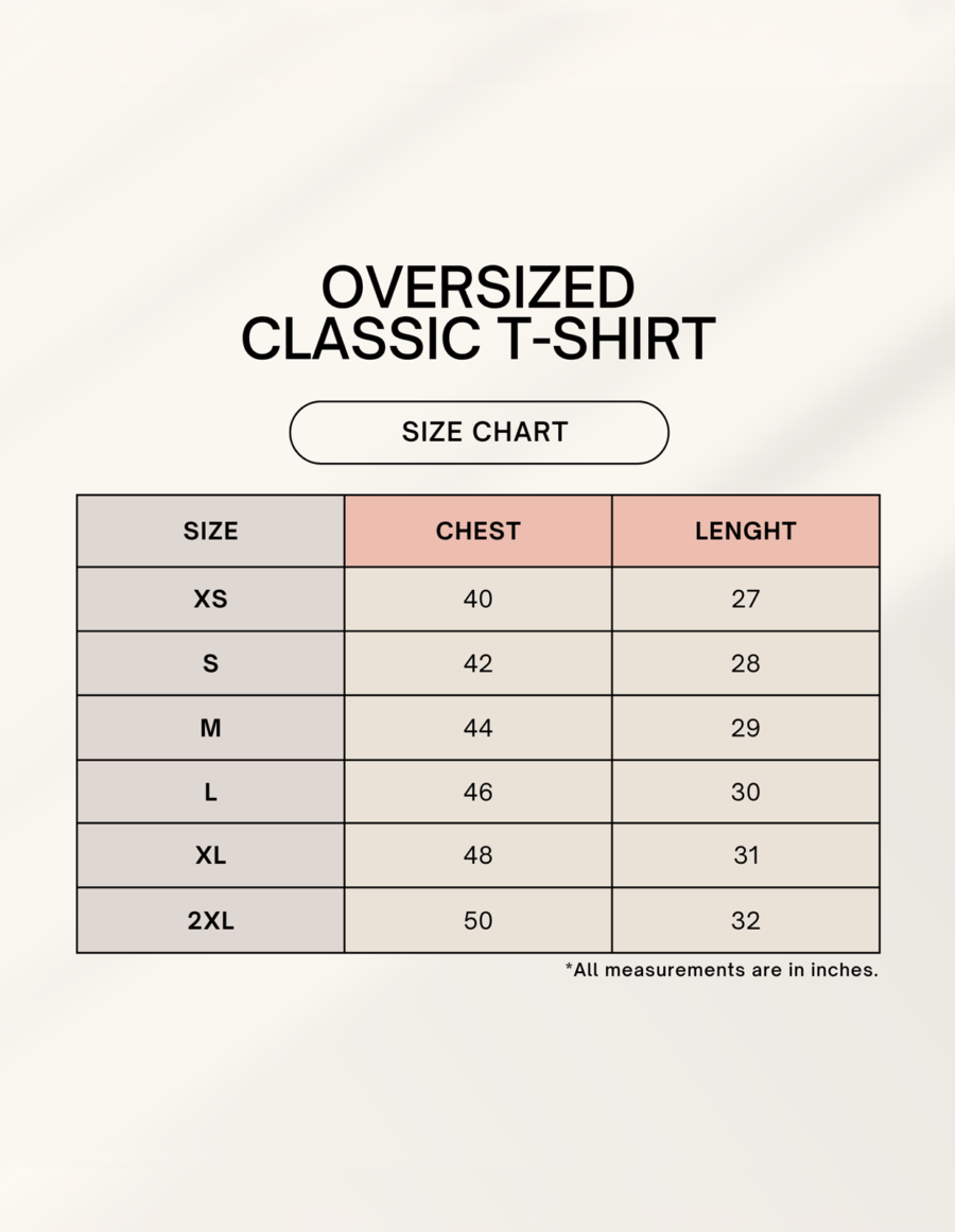 1754893120sizechart.webp Dilly Dally - Oversized T-Shirt