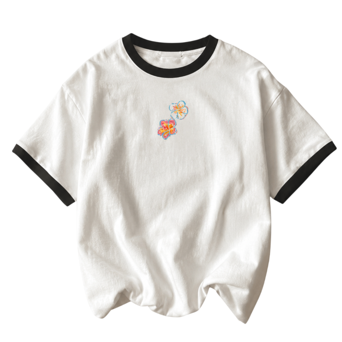 Summer Core - Embroidered Ringer T-Shirt