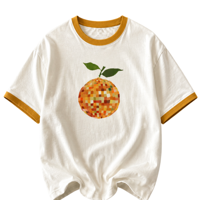 Orange - Ringer T-Shirt