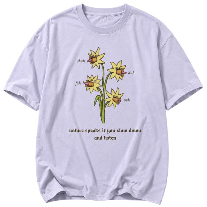 Nature's Message - Oversized T-Shirt