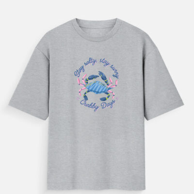 img_0038c3c3a8313c.jpg Crabby Days - Oversized T-Shirt