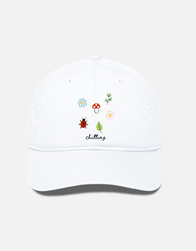 img_243d3963dc1a4b.jpg Chilling - Embroidery BaseBall Cap