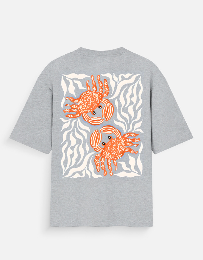 img_72a679083d81e1.jpg Crabby Days - Oversized T-Shirt