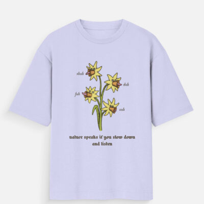 img_ab52d2dd39f6e3.jpg Nature's Message - Oversized T-Shirt