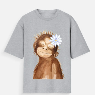 img_b7ef3368d2961b.jpg Monkey - Oversized T-Shirt