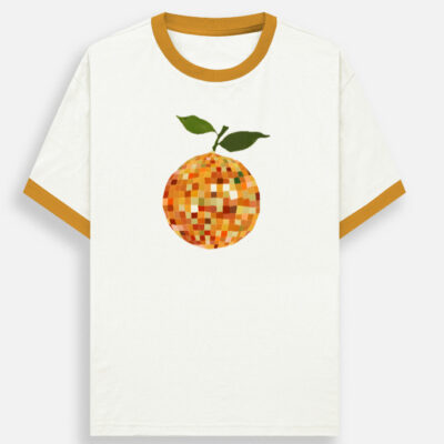 img_ee0dde801bd9ee.jpg Orange - Ringer T-Shirt